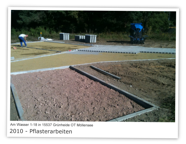 Am Wasser 1-18 in 15537 Gnheide OT Mllensee Bild 10 - Pflasterarbeiten